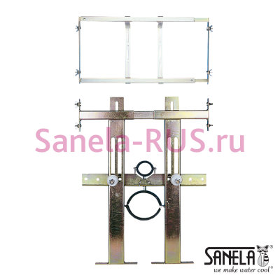 Монтажная рама в гипсокартон для подвесного унитаза SLR 03N арт: 08031 Sanela Чехия (фото, схема)