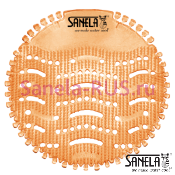 Ароматическое ситечко в писсуар - оранжевое, запах - манго SLA 11 Ароматическое ситечко в писсуар - оранжевое, запах - манго SLA 11