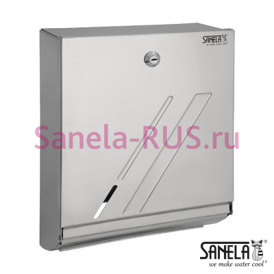 Нержавеющий держатель бумажных полотенец SLZN 03 арт: 95030 Sanela Чехия (фото, схема)