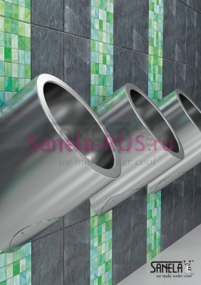 Нержавеющий антивандальный писсуар SLPN 06 арт: 91060 Sanela Чехия (фото, схема)