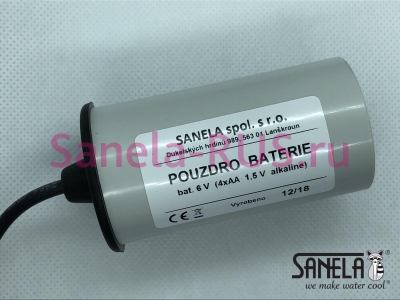 Корпус для батарейки с Muller проводом 6В арт:  Sanela Чехия (фото, схема)