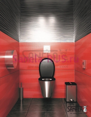 Нержавеющий подвесной унитаз SLWN 04 арт: 94040 Sanela Чехия (фото, схема) Нержавеющий подвесной унитаз SLWN 04 арт: 94040 Sanela Чехия (фото, схема)