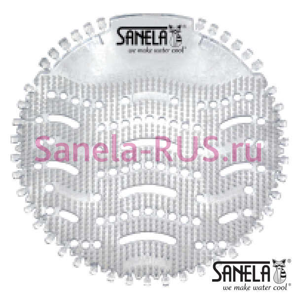 Ароматическое ситечко в писсуар, цвет прозрачный, запах - жимолость SLA 11B Ароматическое ситечко в писсуар, цвет прозрачный, запах - жимолость SLA 11B