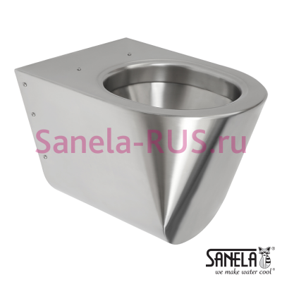 Нержавеющий подвесной унитаз SLWN 04 арт: 94040 Sanela Чехия (фото, схема) Нержавеющий подвесной унитаз SLWN 04 арт: 94040 Sanela Чехия (фото, схема)
