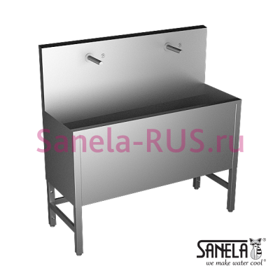 Нержавеющая мойка коллективная на ножках 1250мм SLUN 50PA арт: 93505 Sanela Чехия (фото, схема) Нержавеющая мойка коллективная на ножках 1250мм SLUN 50PA арт: 93505 Sanela Чехия (фото, схема)