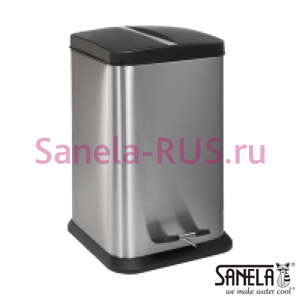 Нержавеющее мусорное ведро с педалью SLZN 78X