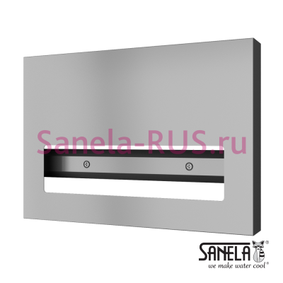 Нержавеющий держатель гигиенических покрытий для унитаза SLZN 66 арт: 95660 Sanela Чехия (фото, схема)