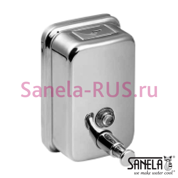 Нержавеющий дозатор жидкого мыла 1,25л SLZN 05