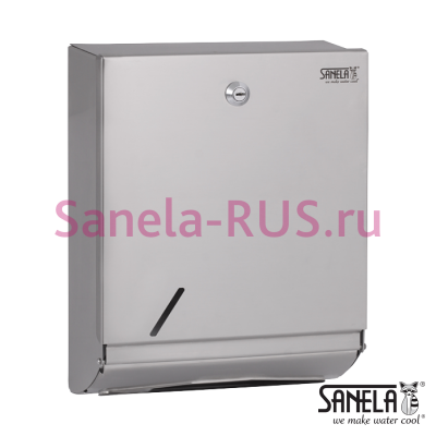 Нержавеющий держатель бумажных полотенец SLZN 20X арт: 95201 Sanela Чехия (фото, схема)