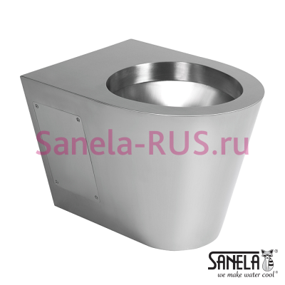 Нержавеющий подвесной унитаз SLWN 19 арт: 94190 Sanela Чехия (фото, схема) Нержавеющий подвесной унитаз SLWN 19 арт: 94190 Sanela Чехия (фото, схема)