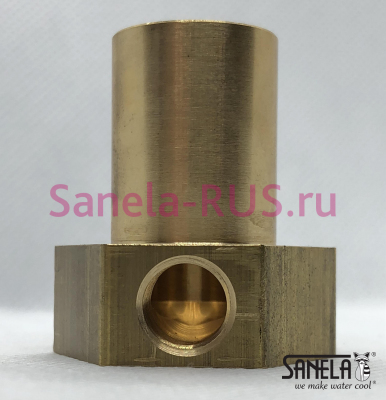 Латунная присоединительная арматура штока SLP 07RS арт: MD-ARMSLP07RS Sanela Чехия (фото, схема)