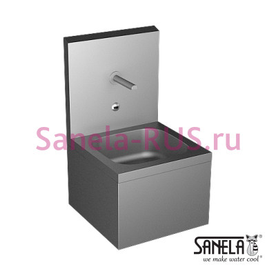 Нержавеющая мойка с автоматическим краном SLUN 04EB арт: 93042 Sanela Чехия (фото, схема)