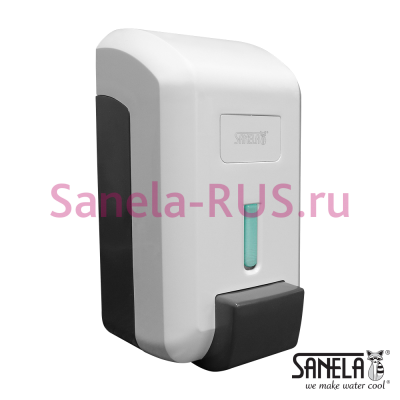 Настенный дозатор жидкой/гелевой дезинфекции и мыла SLDN 99A арт: 72991 Sanela Чехия (фото, схема)