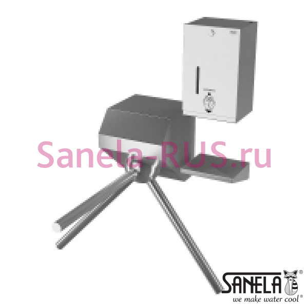 Турникет с дозатором дезинфекции SLKT 02
