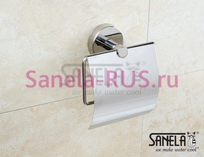 Нержавеющий держатель туалетной бумаги SLZN 09 арт: 95090 Sanela Чехия (фото, схема) Нержавеющий держатель туалетной бумаги SLZN 09 арт: 95090 Sanela Чехия (фото, схема)
